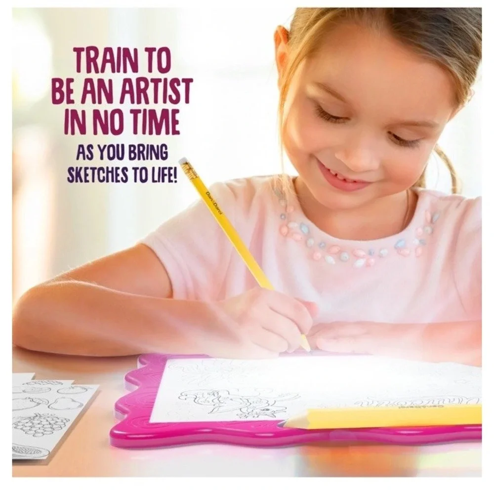 Light Up Tracing Pad for Kids - Arts & Crafts Writing Drawing kit for Girls, Boy
